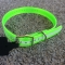 Glowing TPU synthetic dog collars 60cm long Green