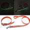 Glowing TPU synthetic dog collars 60cm long Green