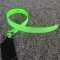 Glowing TPU synthetic dog collars 60cm long Green