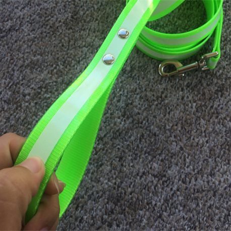 3meters long all weather waterproof glowing dog leash TPU