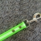 Glow dog leashes made from TPU coated nylon webbing green