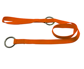 Chainsaw strap with 2 rings